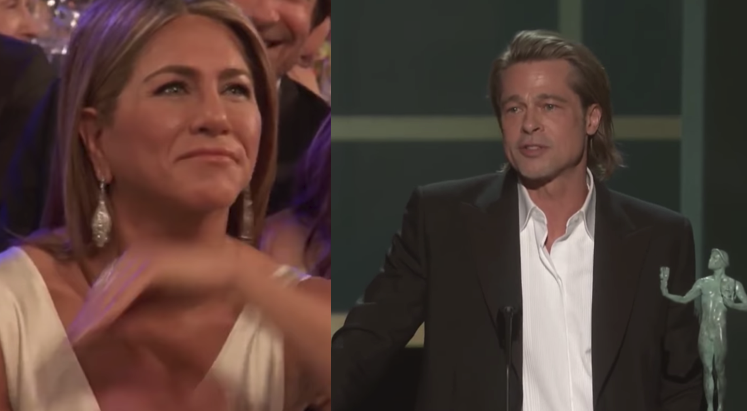 Hollywood: Brad Pitt e Jennifer Aniston insieme ai SAG Awards