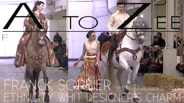 FRANCK SORBIER: ETHNICITY WHIT DESIGER’S CHARM