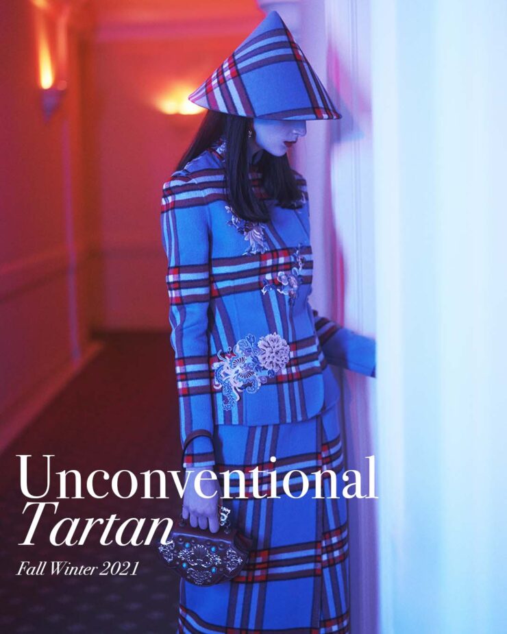 HUI FW20 | Unconventional tartan
