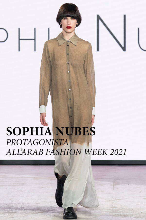 Sophia Nubes protagonista all’Arab Fashion Week 2021